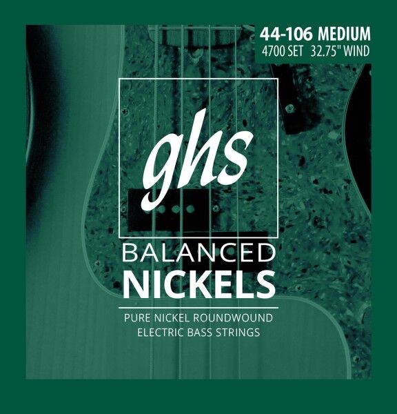 GHS Balanced Nickels - Bass String Sets