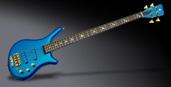 Warwick Custom Shop Thumb NT, 4-String - Solid Metallic Placide Blue High Polish - 19-4095