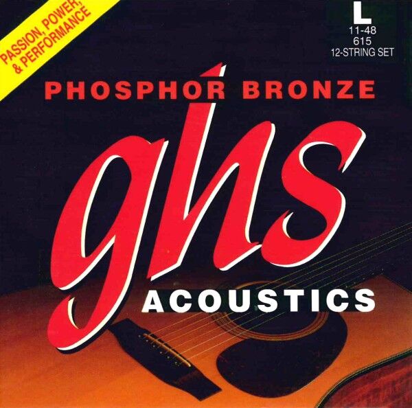 GHS Phosphor Bronze Acoustic Guitar String Sets