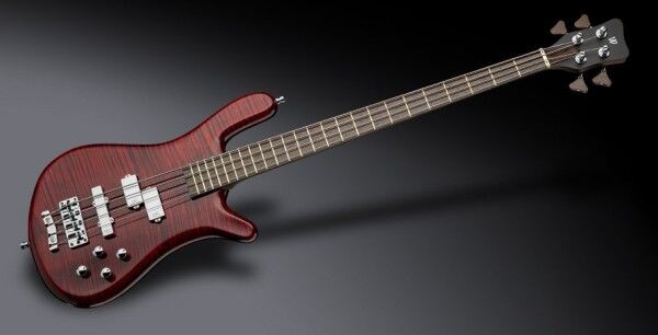 Warwick Masterbuilt Streamer LX, 4-String - Burgundy Red Transparent High Polish