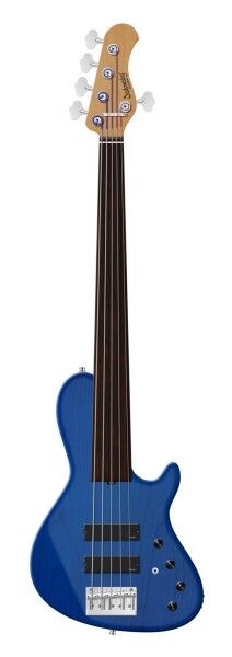 Sadowsky MasterBuilt 24-Fret Single Cut Bass, Red Alder Body, 5-String, Fretless
