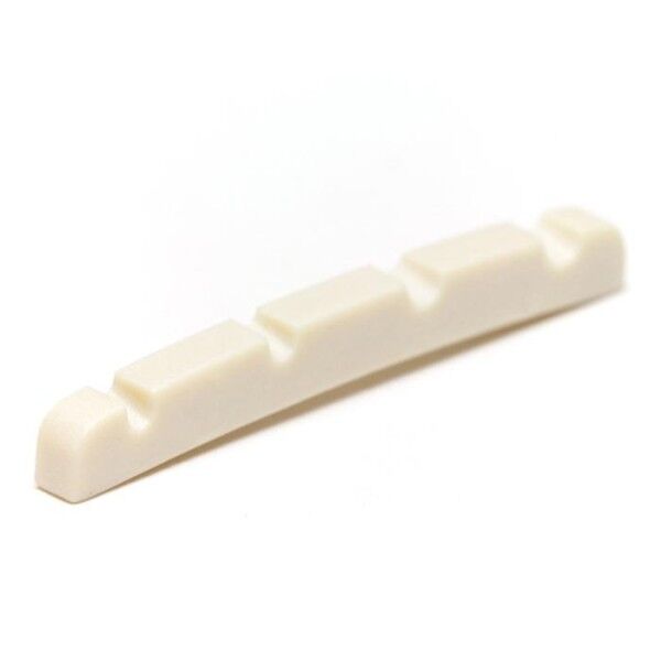 NuBone LC-1204-10 - F-Style P-Style Bass 4-String Nut, Curved Bottom, Slotted - Luthier's Pack, 10 pcs.