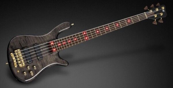 Warwick Custom Shop Streamer Stage I, 5-String - Nirvana Black Transparent High Polish - 17-3637