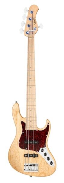 Sadowsky MetroLine 22-Fret Will Lee Artist Line Bass, Swamp Ash Body, Maple Fingerboard, 5-String - Natural Transparent Satin