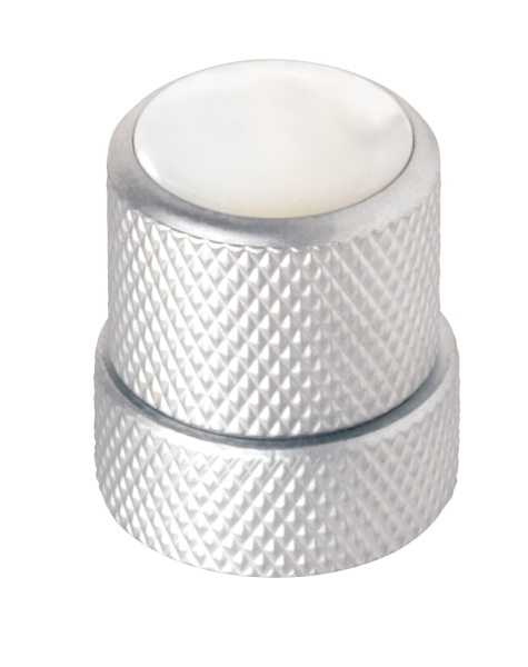 Framus & Warwick - Stacked Potentiometer Dome Knobs, White Perloid Cap