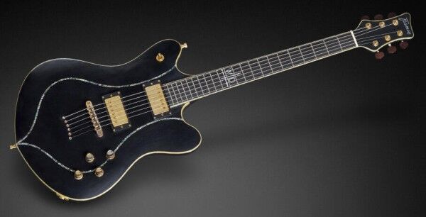 Framus Custom Shop William DuVall Talisman Signature - Aged Solid Black High Polish - 18-3791