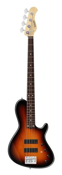 Sadowsky MetroLine 24-Fret Single Cut Bass, Red Alder Body, Morado Fingerboard, 4-String - '59 Burst Transparent High Polish
