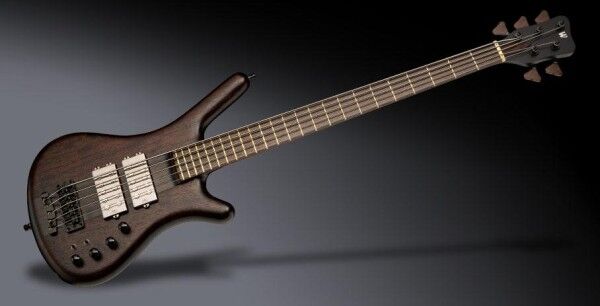 Warwick Masterbuilt Corvette $$ NT Bubinga, 5-String - Nirvana Black Transparent Satin