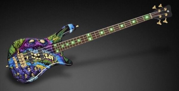 Warwick Custom Shop Streamer Stage II, 4-String - "Hongo" Artwork High Polish - 17-3685