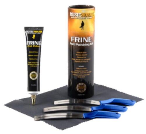 MusicNomad FRINE Fret Polishing Kit (MN124) - incl. MN104, MN225 & Microfiber Suede Cloth