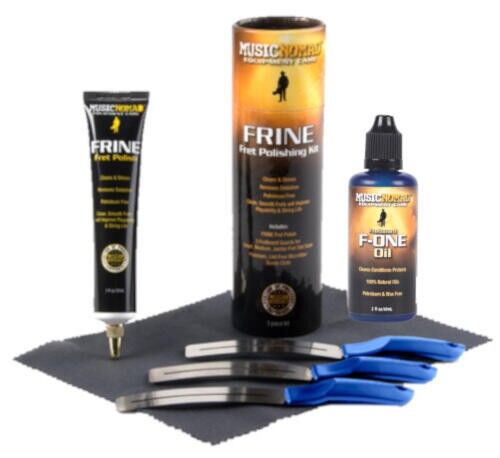 MusicNomad Total Fretboard Care Kit (MN144) - incl. MN104, MN105, MN225 & Microfiber Suede Cloth