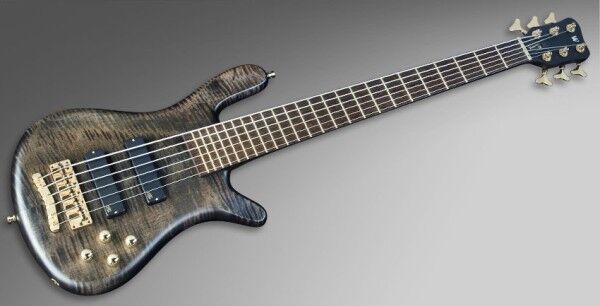 Warwick Masterbuilt Streamer LX, 6-String - Nirvana Black Transparent Satin