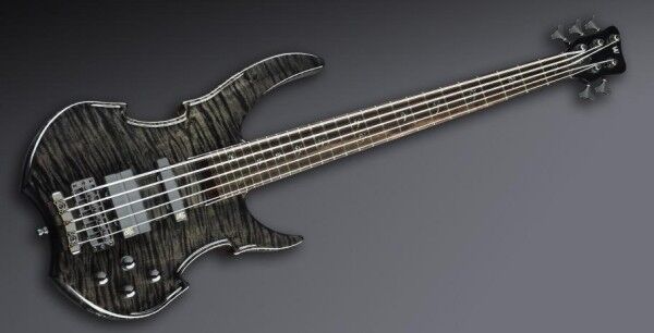 Warwick Masterbuilt Vampyre, 5-String - Nirvana Black Transparent High Polish