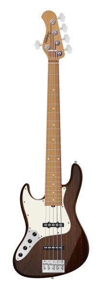 Sadowsky MasterBuilt 22-Fret Will Lee Artist Line, Swamp Ash Body, Roasted Maple Fingerboard, 5-String, Lefthand - Antique Tobacco Transparent Satin