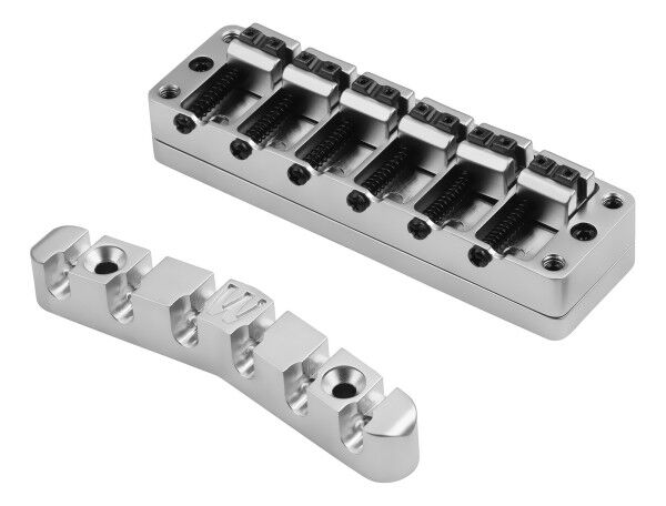 Warwick Parts - 2-Piece 3D Bridge & Tailpiece, 6-String